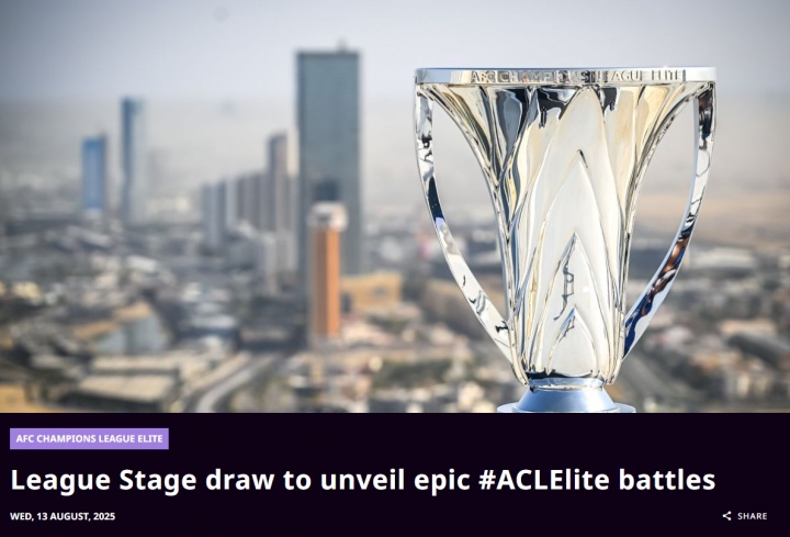 抽签规则一览!亚冠联赛阶段抽签15日进行,海港1档&申花蓉城2档