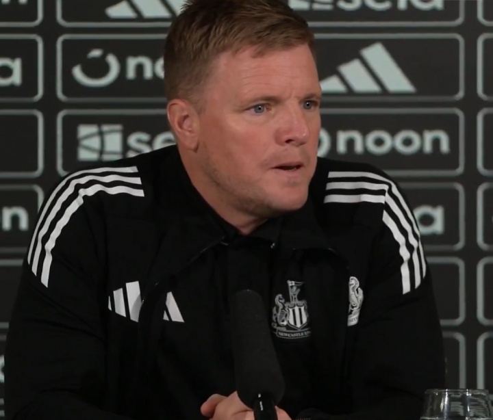 缺战利物浦!埃迪-豪:伊萨克不会进名单,百分百希望他回归纽卡