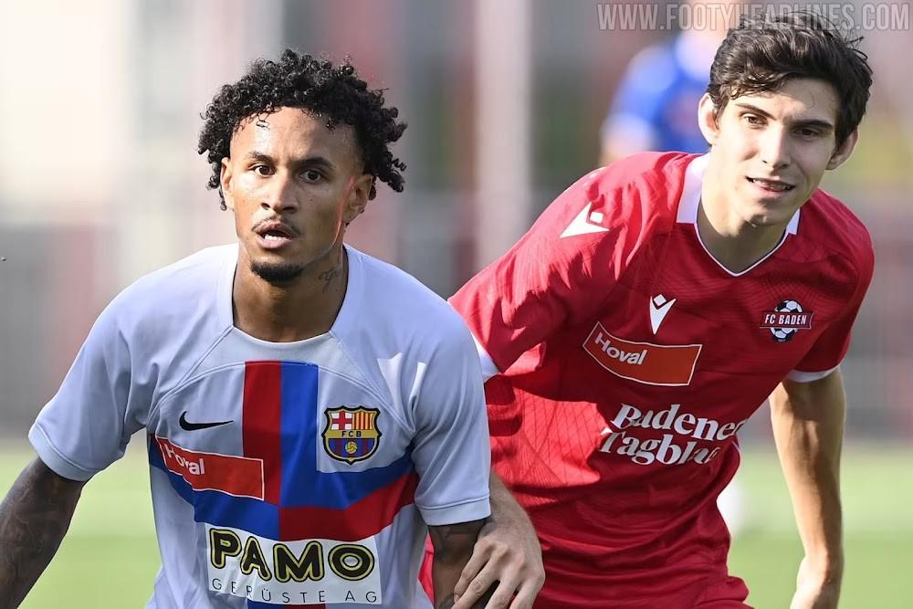 世俱杯-因球队体育总监是巴萨球迷,瑞士第四级别球队穿巴萨球衣比赛